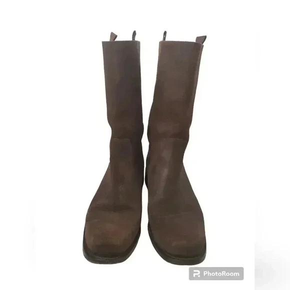 Prada Suede Moto Boots Size 8.5 - Picture 4 of 7